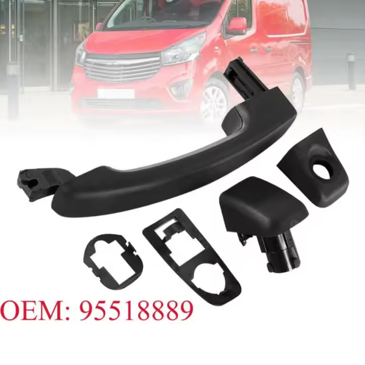 Kit De Manija De Puerta Trasera Exterior Para Vauxhall Vivaro B Trafic III Accesorios De Coche Material De Goma OEM NO. 95518889 - 1