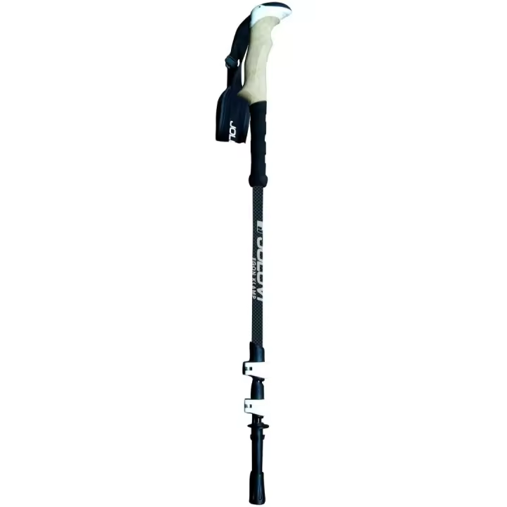 Bastones de Trekking JOLUVI Egon Klamp 2 Unidades Negro - Ajustables, Ligeros y Resistentes - 1