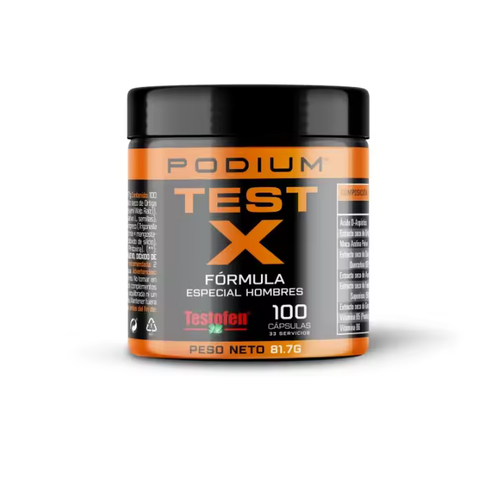 Potenciador de Testosterona | 100 cápsulas | Test X Podium - 1