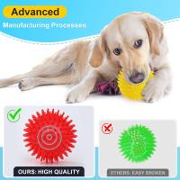 Juguete Para Perros De Tamaño Medio Y Grande Bola De Masticar Para Dientes De Perro Libre De Bisfenol a No Tóxico Espinosa - details 3