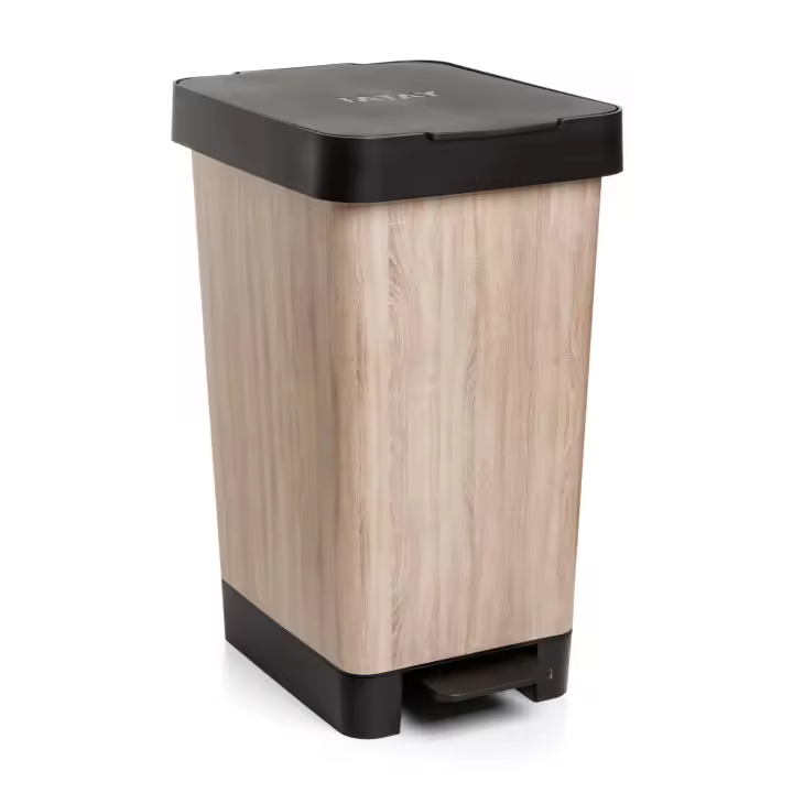 TATAY 1021202 CUBO PEDAL 25L SMART DECO WOOD - 1