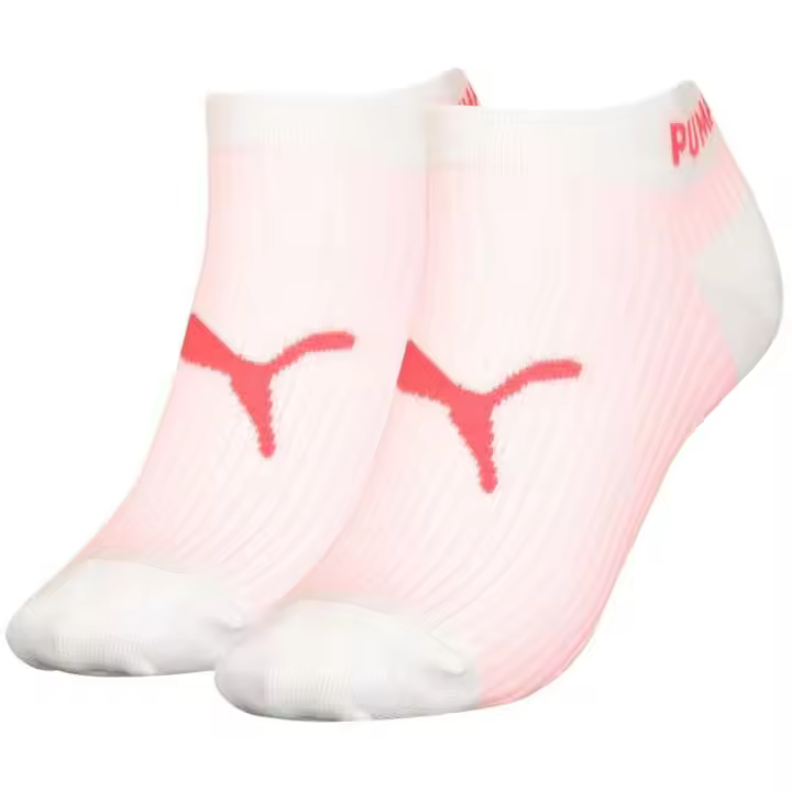 Calcetines Puma Cat Logo Rib Pack 2 para mujer en color rosa - 1