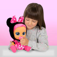 Bebes Llorones Dressy Minnie, Muñeca interactiva que Llora de Verdad con Pelo a Peinar, Ropa para vestir y Accesorios para jugar, Juguete y Regalo para niños y niñas - details 2