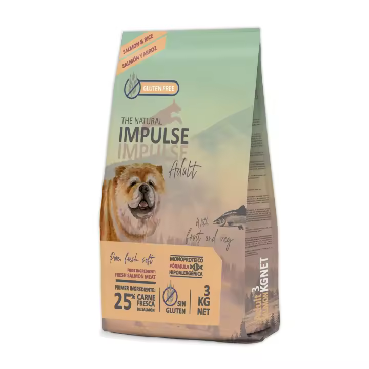 The Natural Impulse Dog Adult Salmon - Pienso Para Perros Adultos Salmon - 1