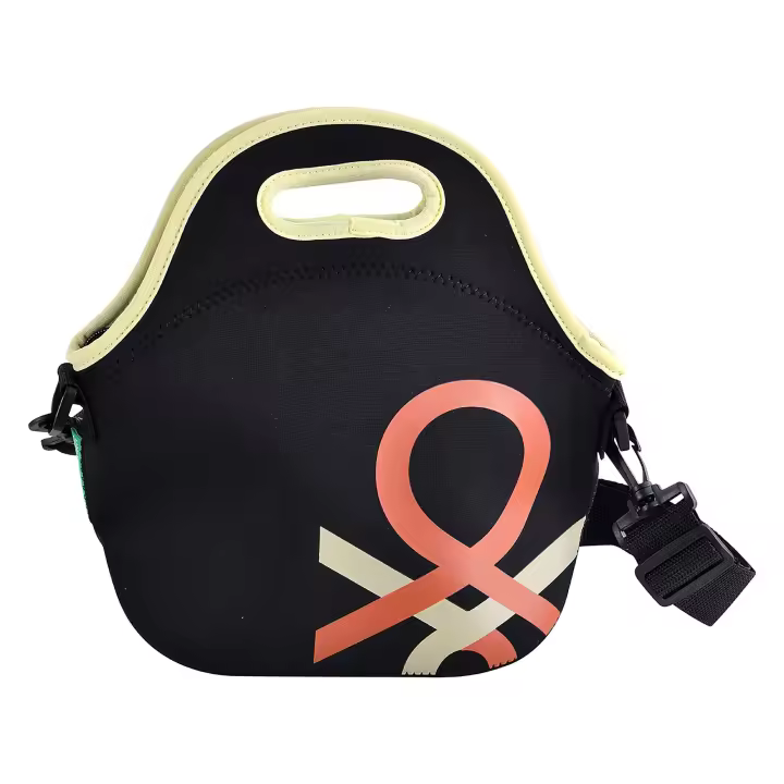 Bolsa Almuerzo Neopreno Safari Benetton 30x30x17cm - Mantén la temperatura de tus alimentos - 1