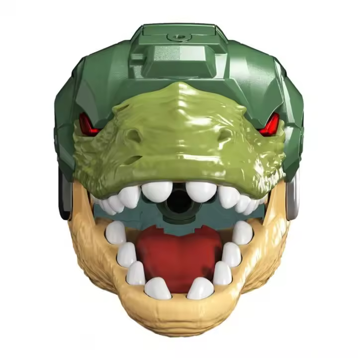 Guantes De Spraying Dinosaurio Eléctrico Con Cabeza De Dinosaurio Y Bocaza Móvil Ojos Luminosos Y Sonido De Rugido Regalo Para Niños Y Niñas - 1