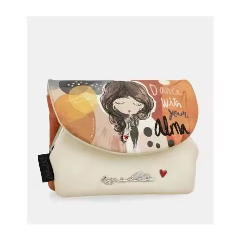Monedero Anekke Alma con Solapa y Boquilla - Referencia 40709-016 - Multicolor - Bolsillo Trasero - Medidas 13x10x2cm - Nueva Colección Primavera/Verano 25 - 1