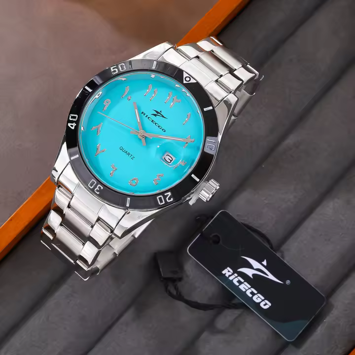Reloj De Pulsera Para Hombre En Acero Inoxidable Calendario Estilo Business Moda Deportiva Regalo Para Fiestas Movimiento Cuarzo - 1