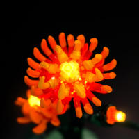 Luz LED Lazishi 10368 Para Bloques De Construcción Chrysanthemum Accesorios De Iluminación Solo Iluminación Sin Batería Compatible Con Lego Unisex - details 3