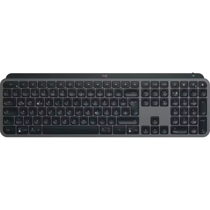 Logitech MX Keys S teclado RF Wireless + Bluetooth QWERTZ Alemán Grafito - 1