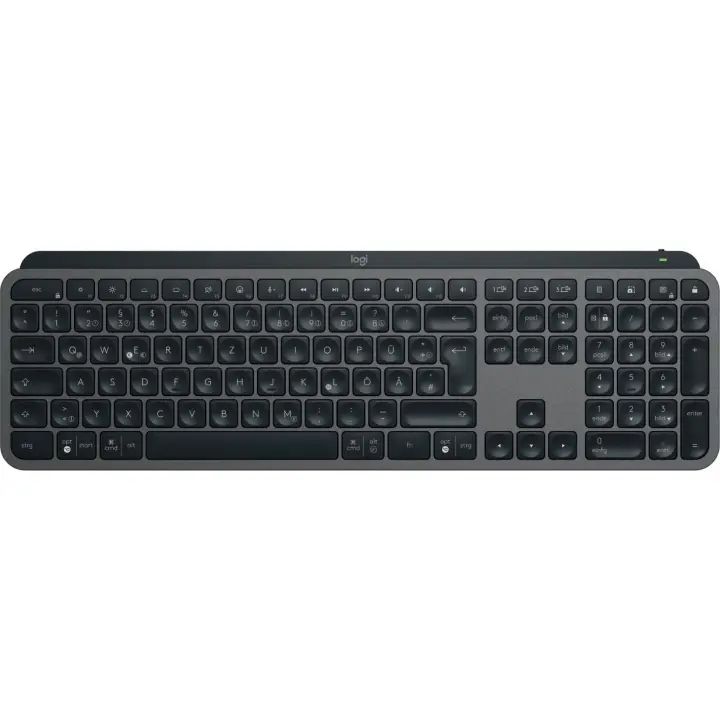 Logitech MX Keys S teclado RF Wireless + Bluetooth QWERTZ Alemán Grafito - 1