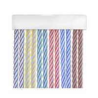 LILI HOME Cortinas de Tiras de Goma – 90 cm x 205 cm Modelos Disponibles: Tiras Redondas (Ø 1 cm) y Tiras Planas (3 cm de ancho). Las tiras están firmemente sujetas con una barra metálica súper resistente, garantizando estabilidad incluso en condiciones - details 0