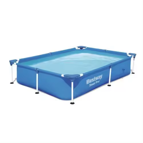 Piscina infantil BESTWAY rectangular Steel Pro - 1