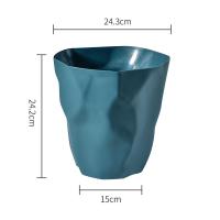 Cesta De Papel De Papelera Minimalista Sin Tapa Para La Casa Cocina Baño Lavandería Y Habitaciones Interiores Material PP - details 5