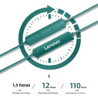 Audífonos Inalámbricos Lenovo SH1 Con Cuello Magnético Resistente Al Agua IPX5 Calidad De Sonido HIFI Para Deportes Earbuds Con Micrófono - details 1