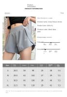 Shorts De Yoga Para Mujer Anteexpoure Deporte Respirables Slimming Fitness Gimnasio Entrenamiento Deporte Transpirables - details 4