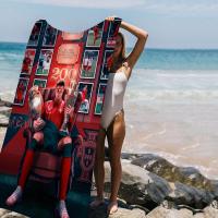 Toalla De Baño CR7 Cristiano Ronaldo Microfibra Suave Absorbente De Agua Transpirable Para Niñas Y Niños Toalla De Playa Decorativa Con Dibujos Animados - details 1