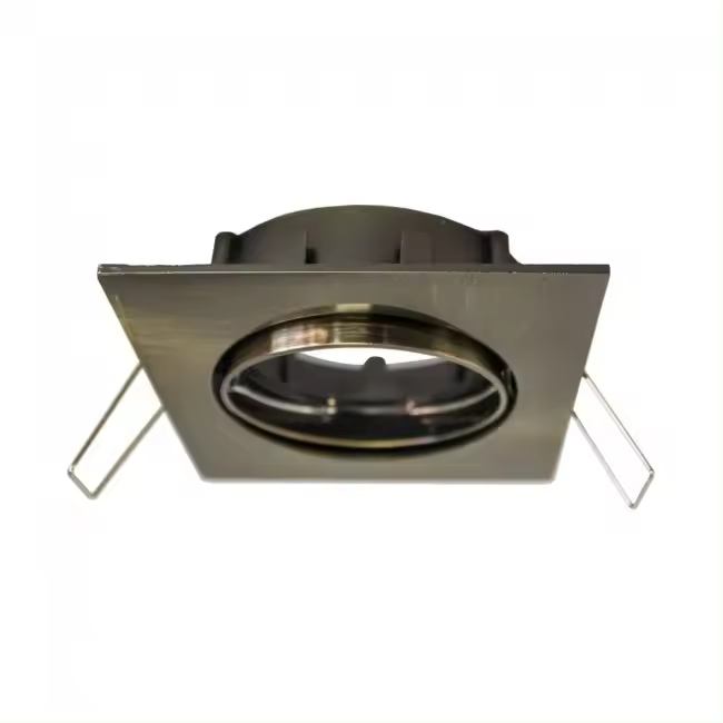 Wonderlamp Foco empotrable BASIC cuadrado oro viejo - Wonderlamp - 1