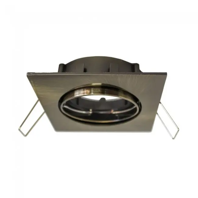 Wonderlamp Foco empotrable BASIC cuadrado oro viejo - Wonderlamp - 1