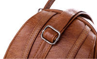 Bolso De Hombro Pequeño Para Mujer En Cuero PU Suave Vintage Moda Cruzado Bolso De Mano Para Teléfono Móvil Con Cierre De Cremallera - details 21