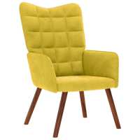 vidaXL Sillón de relax de terciopelo en color Gris oscuro/Negro/Amarillo y más - details 2