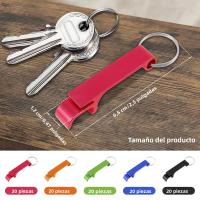 100Pcs Llaves De Botella De Aleación De Aluminio Herramienta De Apertura De Botellas Y Latas Para El Hogar Clavo De Bolsillo - details 6