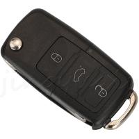 Llave De Coche Jingyuqin 3Botones 6QE 959 753 Flip Remote 434MHz Para Volkswagen VW Fox Gol Sharan 2010+ Saveiro2009-2012 6QE959753 - details 1