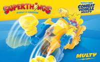SUPERTHINGS KAZOOM POWER – Combat Vehicle Multy. Vehículo de combate de Multy de la serie de TV “Superthings Kazoom Power”. Contiene 1 Combat Vehicle, 1 Multy exclusiva, 1 arma y 1 accesorio - details 0