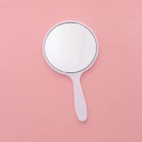 Espejo De Maquillaje Portátil Redondo Con Mango Para Mujeres Espejo De Vestíbulo Compacto De Plástico Magnificante Estilo Moderno 6 Pulgadas - details 2