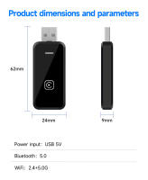 TAVALER Original Conversor De Cable a Inalámbrico Para Carplay Android Auto Compatible Con MINI Plug And Play Multimedia Para Coche - details 12