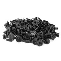 50Pcs Clip De Fijación Rápida Para Peugeot Y Citroen Tornillo De Parachoques Y Guardabarros Clip Negro De Plástico Retenedor De Panel - details 2