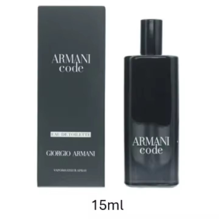 Armani ✅ Entrega 24/48h CODE Eau de Toilette 15ml Perfume Hombre, Fragancia Elegante, Fresca y Seductora, Muestra Original, Ideal para Viaje o Regalo, Envío desde España - 1
