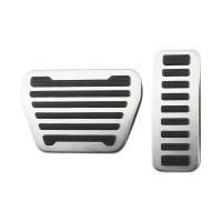Cubierta De Pedal De Gas Y Freno Para Coche En Acero Inoxidable Para Land Rover Discovery 5 2014-2020 Defender 110 2020 Range Rover Vogue 2013-2020 - details 0