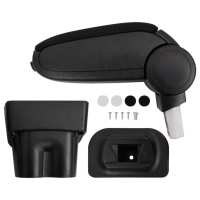 vidaXL Reposabrazos para coche ABS negro Automóvil Vehículo Motor Accesorios Adecuado para Renault megane ii (2003-2011),  Seat leon 1p (2005-2012),  Opel astra j (2009) y mas - details 4
