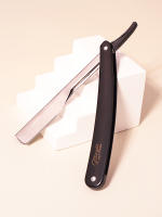Afeitadora Manual Para Hombres De Alta Gama Con Borde Recto Pelacabelos De Viaje Plegable De Metal Unidad - details 0