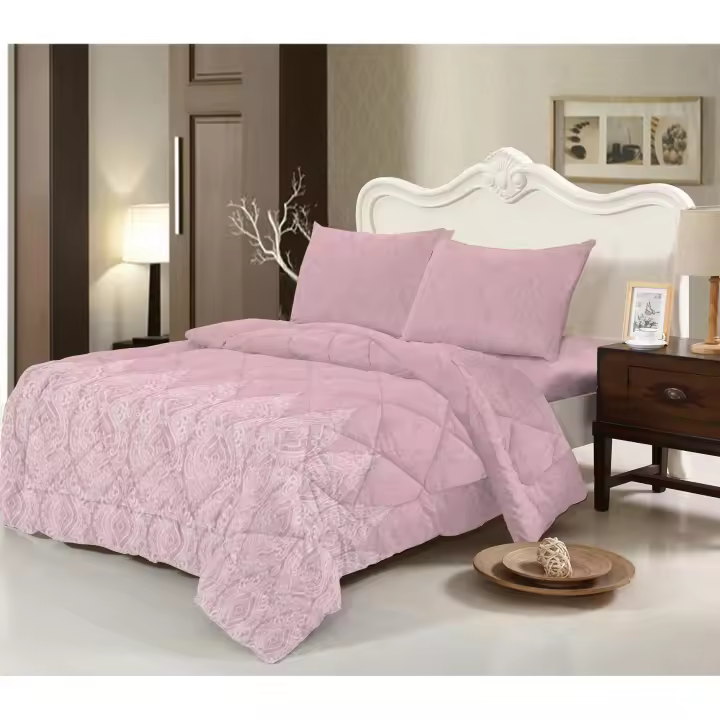 NOVOTEXTIL Colcha Edredón Estampado Reversible Cama de 90  a 150 cm Modelo Entretiempo Primavera/Otoño Relleno de 250gr/m² con Fibra Hueca Siliconada Tacto Pluma Suave Cálida Cubrecamas Ligero No Inclue Fundas de Cojín Ideal Dormitorio Fácil - 1
