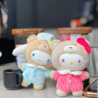Muñeca De Peluche Sanrio Vinilo Latte Baby Serie Figura De Muñeca Cute My Melody Cinnamoroll Hello Kitty Regalo De Cumpleaños - details 10
