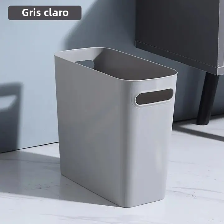 Bandeja De Basura Grande Y Delgada Para Dormitorio Cocina Oficina Contenedor De Almacenamiento De Alta Capacidad Naranja - 1