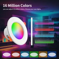 Lámpara De Techo LED RGB Dimmable 10/15W TNCE Tuya Bluetooth Control Remoto Por App Smart Life Redondilla Inteligente Para Iluminación Doméstica - details 0