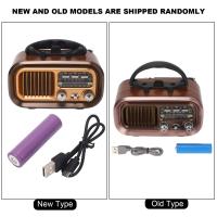 Altavoz Portátil Vintage Radio 3 Banda Multifuncional Bluetooth AM FM Para Interior Y Exterior VBESTLIFE Estilo Tabletop - details 1