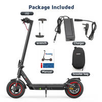 iScooter i10 Patinete Eléctrico, Motor de 650W, Batería de 36V 15Ah, Neumáticos Neumáticos de 10 Pulgadas, Velocidad Máxima de 40km/h, Autonomía Máxima de 45km, Suspensión Delantera y Trasera, Freno Eléctrico y de Disco - details 13