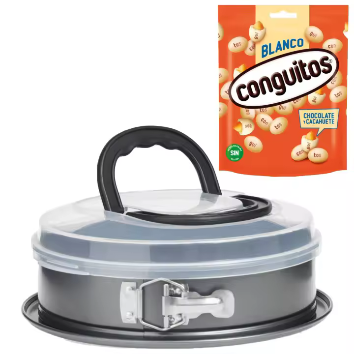 Pack repostería:CONGUITOS BLANCOS DOYPACK 220G+molde extraíble - 1