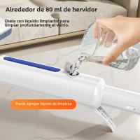 Herramienta De Limpieza De Ventanas Con Rojellador Y 3 Paños LimpiaPantalla 2024 LimpiaDoble Lado Con Mango Largo Material Plástico - details 6