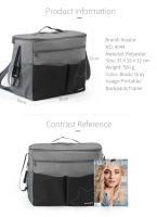 Bolso De Diáspares Para Bebé Insular Gran Capacidad Bolsa De Camarón Para Carrito De Supermercado Estilo Mochila Para Mamá En Embarazo - details 24