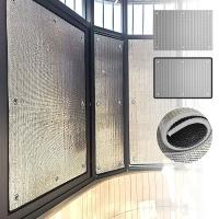 Película De Aluminio Para Ventanas DIY Protección Anti-UV Aislante Y Privacidad Para El Hogar Instalación Exterior Cortina Roman - details 8