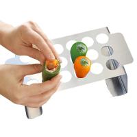 Soporte De Hierro Acero Inoxidable Para Pimienta Y Pollo Piernas Alas BBQ Herramienta Con Barras De Soporte Inferior Para Asado Al Carbón - details 22
