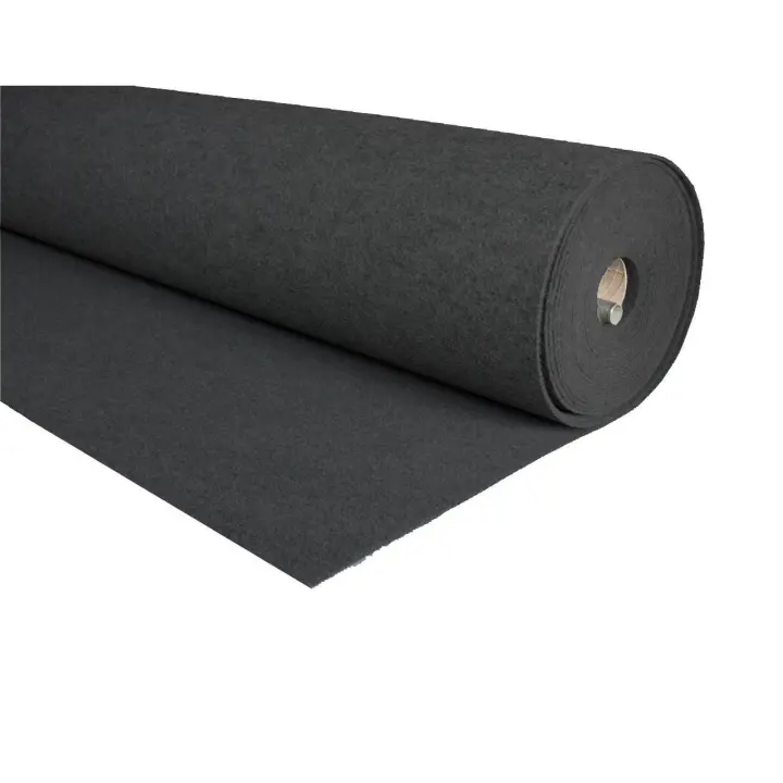 Moqueta por metros - MOQUETA NEGRA, 280gr/m2, Venta Por Metros, Para Interior, Salón, Suelo [ancho 100 cms] 7501112 - 1