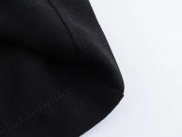 TRAFZA Vestido Mini Para Mujer Sin Mangas Estilo Casual Con Botones Y Patchwork Aline Slim Para Oficina Y Commutación - details 16