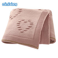 Mantas de Algodón de DOT para recién nacidos, ropa de Cama para cochecito, Cuna, edredón, 100x80cm - details 0