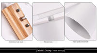 Lámpara De Pared LED Nórdica E27 Para Decoración De Lectura Estudio Dormitorio Pasillo Escaleras Iluminación Interior Moderna - details 7